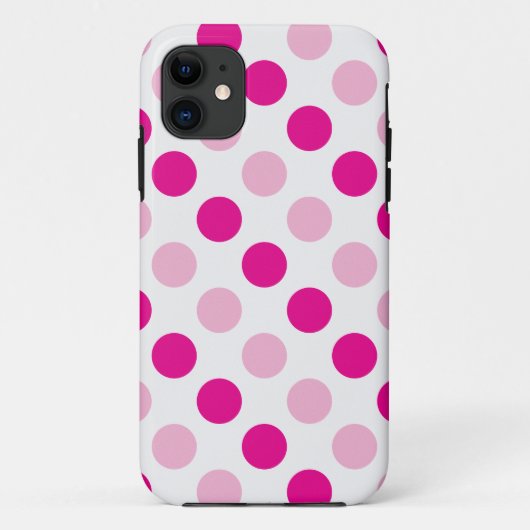 Roze pokkenpatroon Case-Mate iPhone case (Achterkant)