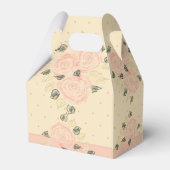 Roze polaire dot artsy bedankdoosjes (Achterkant)