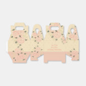 Roze polaire dot artsy bedankdoosjes (Uitgevouwen)