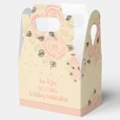 Roze polaire dot artsy bedankdoosjes (Geopend)