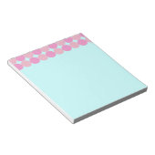 roze polaire dot notadop notitieblok (Schuin)