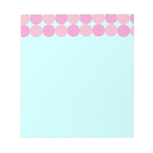 roze polaire dot notadop notitieblok (Voorkant)