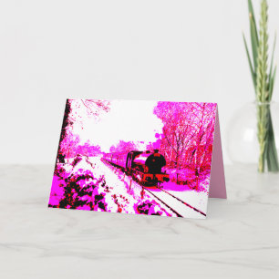 Roze Polar Express  Kaart