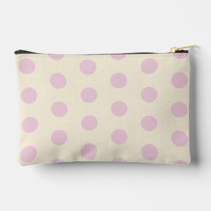 Roze Polka Dot Accessoire Pouch Etui