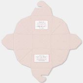 Roze Polka Dot Baby Brunch Favoriete Box Bedankdoosjes (Ongevouwen)