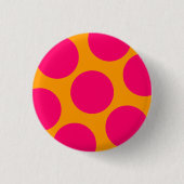 Roze Polka Dot Button (Voorkant)