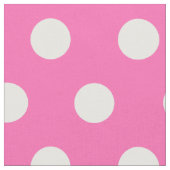 Roze polka dot stof (Close Up)