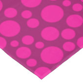 Roze polka dot tafelkleed (Gekanteld)