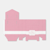 Roze Polka Dot - Vrijgezellenfeest Bedankdoosjes (Uitgevouwen)