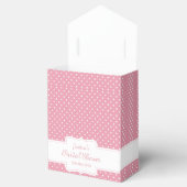 Roze Polka Dot - Vrijgezellenfeest Bedankdoosjes (Geopend)