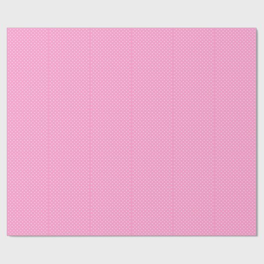 Roze polka dot wrappapier cadeaupapier (Vlak)