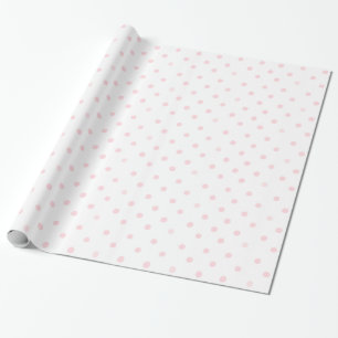 Roze polka dot wrappapier cadeaupapier