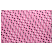 Roze Polka Dots Lace Hearts Stof (Yard (91,4 cm))