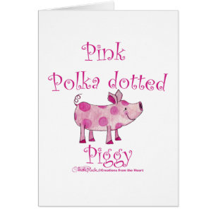 Roze Polka gestippeld Piggy