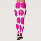 Roze Polka Leggings (Achterkant)