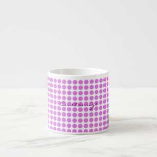 roze polka stipt Thunder_Cove om het even welke kl Espresso Kop