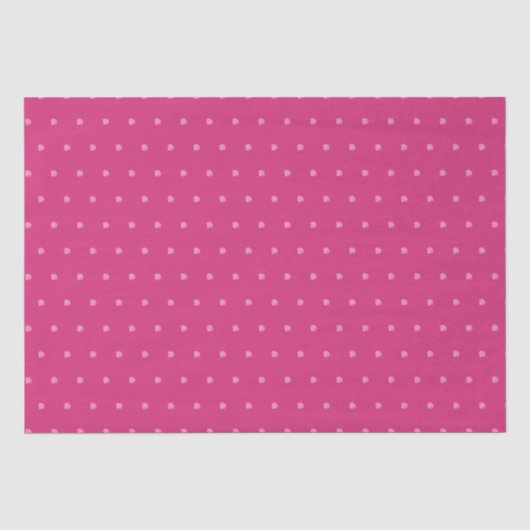 Roze Polkadots-Seashells- Tissuepapier (Voorkant)