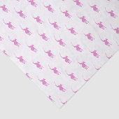 Roze polospeler tissuepapier (Detail)