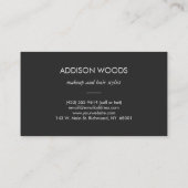  roze pols professioneel visitekaartje (Achterkant)