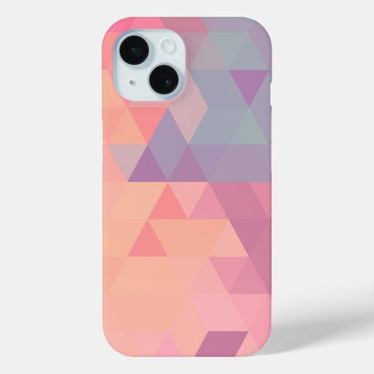 Roze polygons Case-Mate iPhone case (Achterkant)
