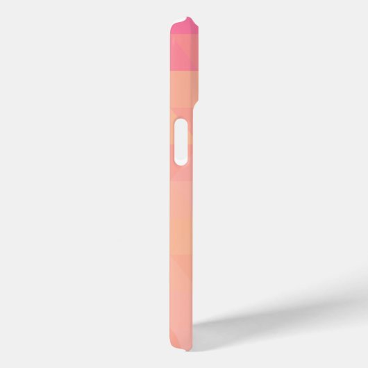 Roze polygons Case-Mate iPhone case (Achterkant / Rechts)