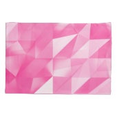 Roze polygoonachtergrond: abstracte 3D-rendering Kussensloop (Achterkant)