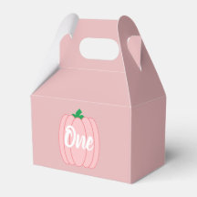 Roze pomkin 1st Birthday