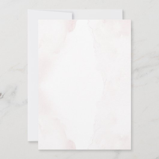 Roze pomkin Baby shower Uitnodiging (Achterkant)