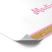 Roze pomkin Guest Book-page gouddouche Poster (Hoek)