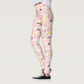 Roze pomkin Halloween Leggings (Links)