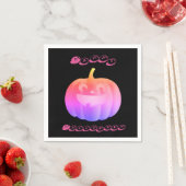 Roze pomkin Halloween Servet (Insitu)