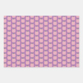 Roze pomkin inpakpapier vel (Voorkant 2)