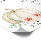 Roze pomkin Momosa Bar Drink Sign Poster (Hoek)