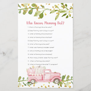 Roze pomkin Vintage die het beste spel van mama ke