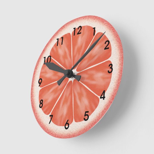 Roze pompelmoessap/pompelmoes ronde klok (Hoek)