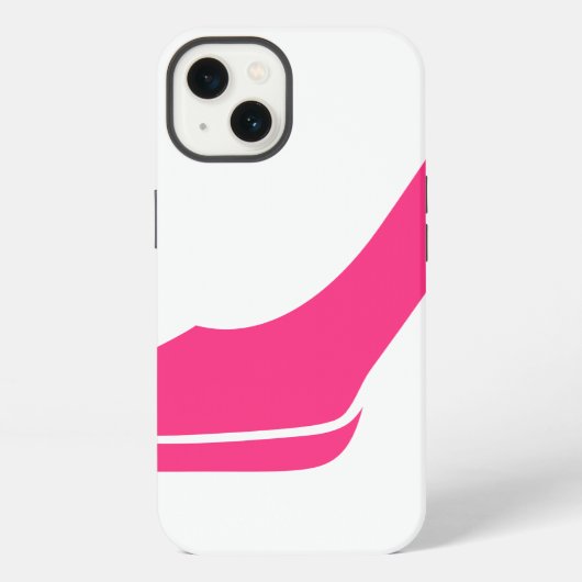 Roze pompen iPhone hoesje (Achterkant)