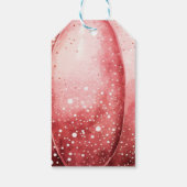 Roze Pompoen Baby Shower Cadeautag Cadeaulabel (Achterkant)
