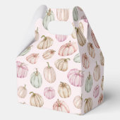 Roze pompoen Baby shower groot Bedankdoosjes (Achterkant)