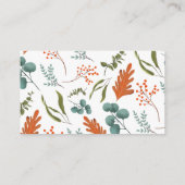 Roze Pompoen Baby shower Luier Raffle Ticket Informatiekaartje (Achterkant)