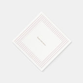 Roze pompoen Baby shower Party servetten (Hoek)