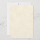 Roze Pompoen Baby shower Waterverf Floral & Boho Kaart (Achterkant)