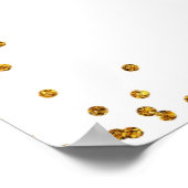 Roze pompoen Baby shower Welkomstbord Poster (Hoek)