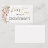 Roze Pompoen brengen een boek bijsluiter kaart (Voorkant / Achterkant)