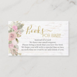 Roze Pompoen brengen een boek bijsluiter kaart