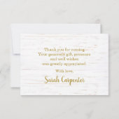 Roze Pompoen dank u Nota Kaart Notitiekaartje (Achterkant)