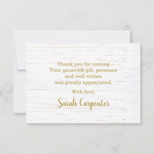 Roze Pompoen dank u Nota Kaart Notitiekaartje (Achterkant)