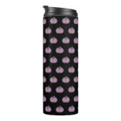 Roze pompoen en zwart thermosbeker (Geroteerd rechts)