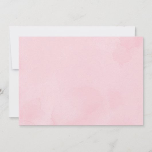  Roze Pompoen Herfst Bloemen Greenery Verjaardag Kaart (Achterkant)