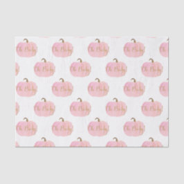 Roze Pompoen Herfst Herfst Goud Oh Baby! douchen Tissuepapier