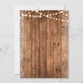 Roze pompoen Herfst in Liefde Rustiek Vrijgezellen Kaart (Achterkant)